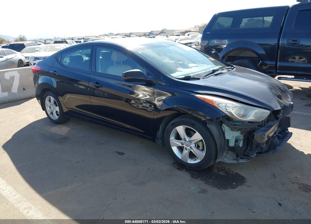 2013 HYUNDAI ELANTRA GLS VIN: KMHDH4AE9DU954512
