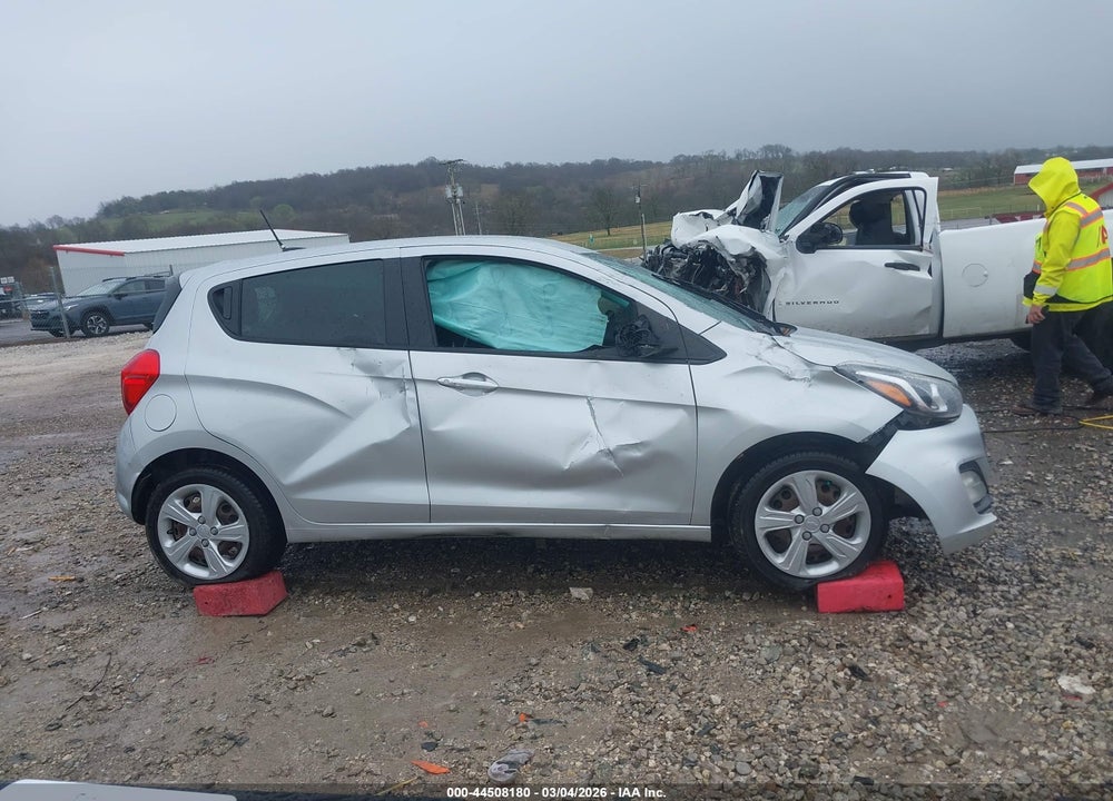 2020 CHEVROLET SPARK FWD LS MANUAL VIN: KL8CA6SA7LC422538