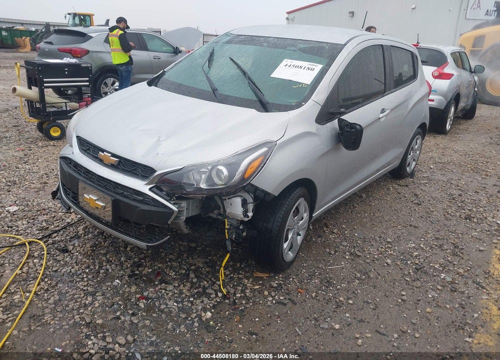 2020 CHEVROLET SPARK FWD LS MANUAL VIN: KL8CA6SA7LC422538