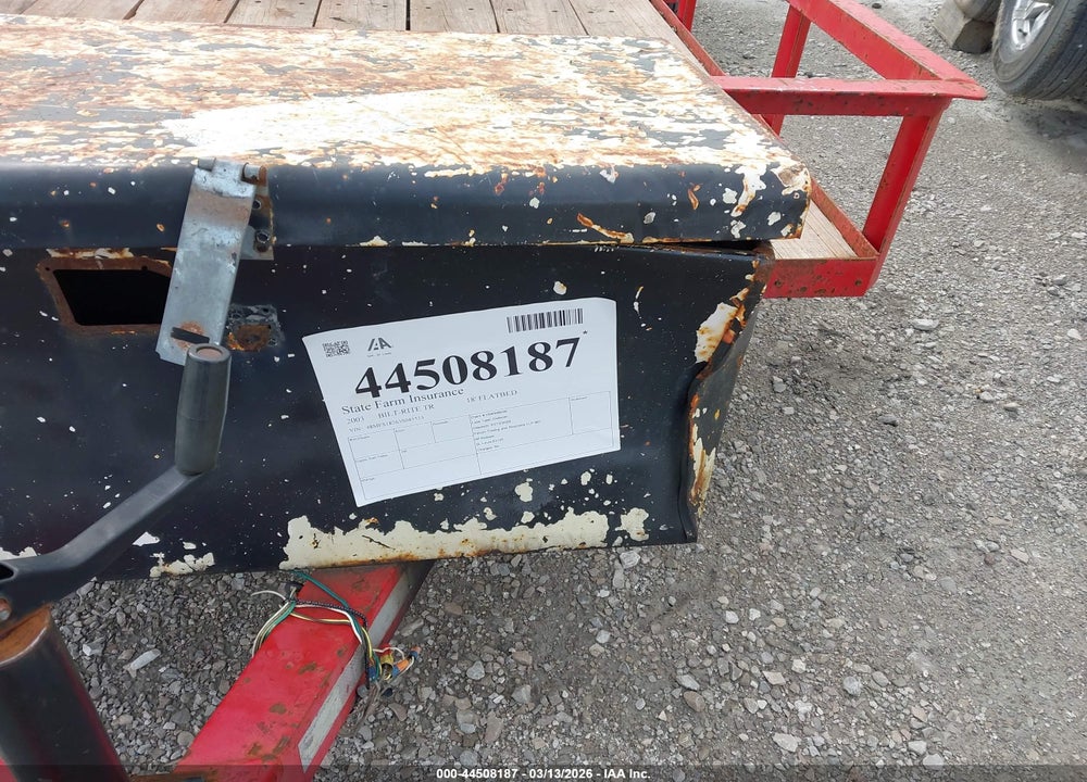 2003 BILT-RITE TRAILERS INC UNKNOWN VIN: 48MFS18263S045515