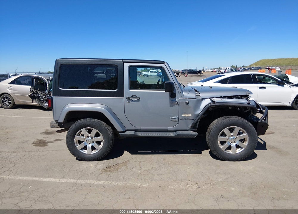 2013 JEEP WRANGLER SAHARA VIN: 1C4AJWBG9DL595028