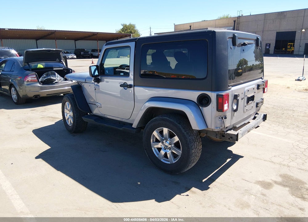 2013 JEEP WRANGLER SAHARA VIN: 1C4AJWBG9DL595028
