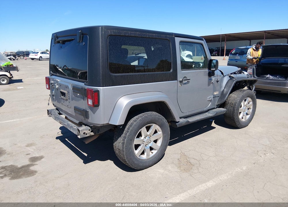 2013 JEEP WRANGLER SAHARA VIN: 1C4AJWBG9DL595028