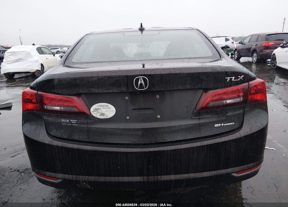2017 ACURA TLX TECHNOLOGY PACKAGE VIN: 19UUB3F52HA002338