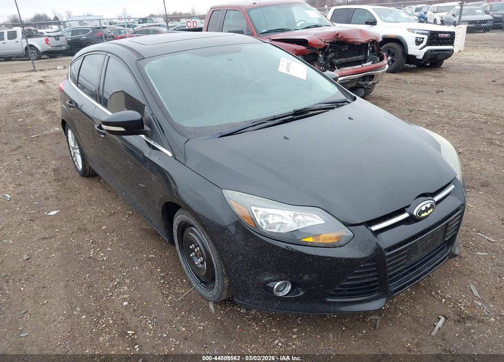 2014 FORD FOCUS TITANIUM VIN: 1FADP3N23EL280727
