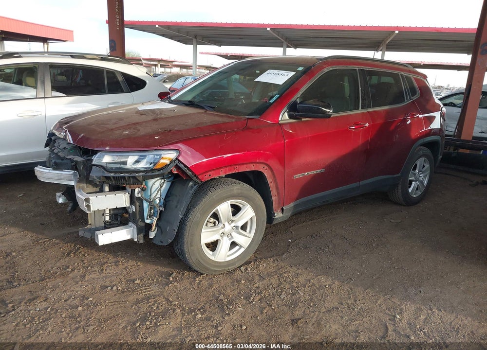2022 JEEP COMPASS LATITUDE FWD VIN: 3C4NJCBB5NT112919