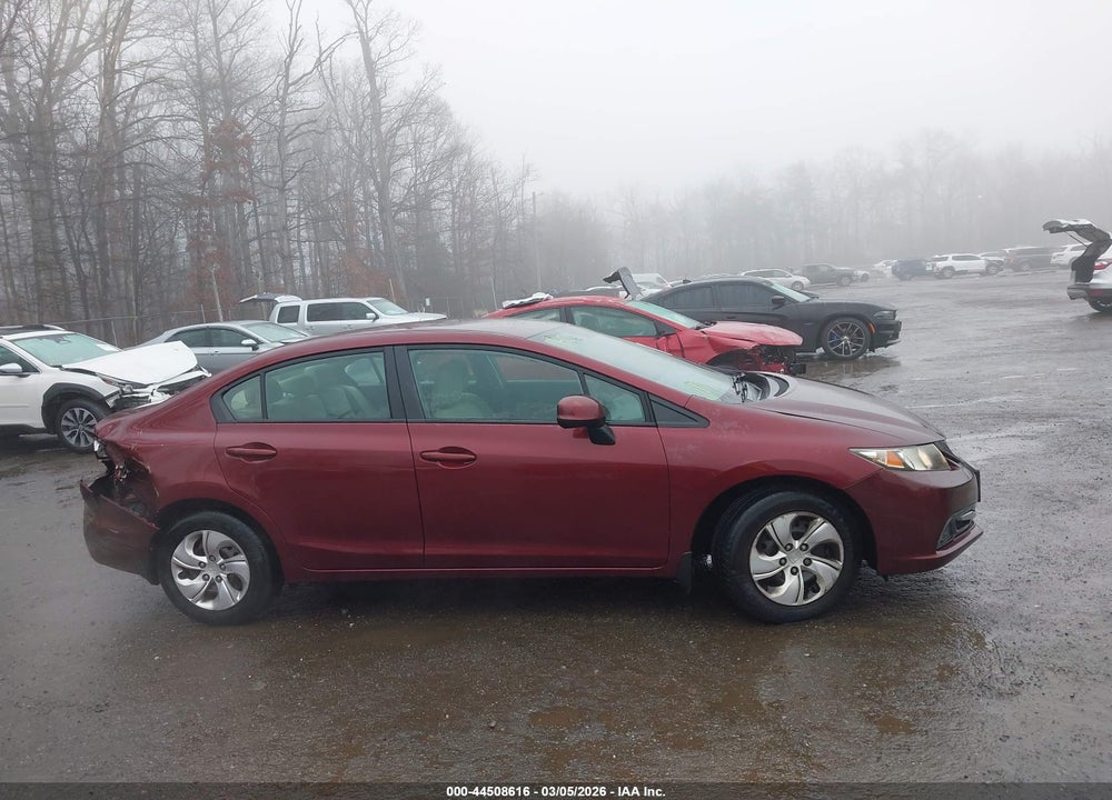 2013 HONDA CIVIC LX VIN: 2HGFB2F55DH553894