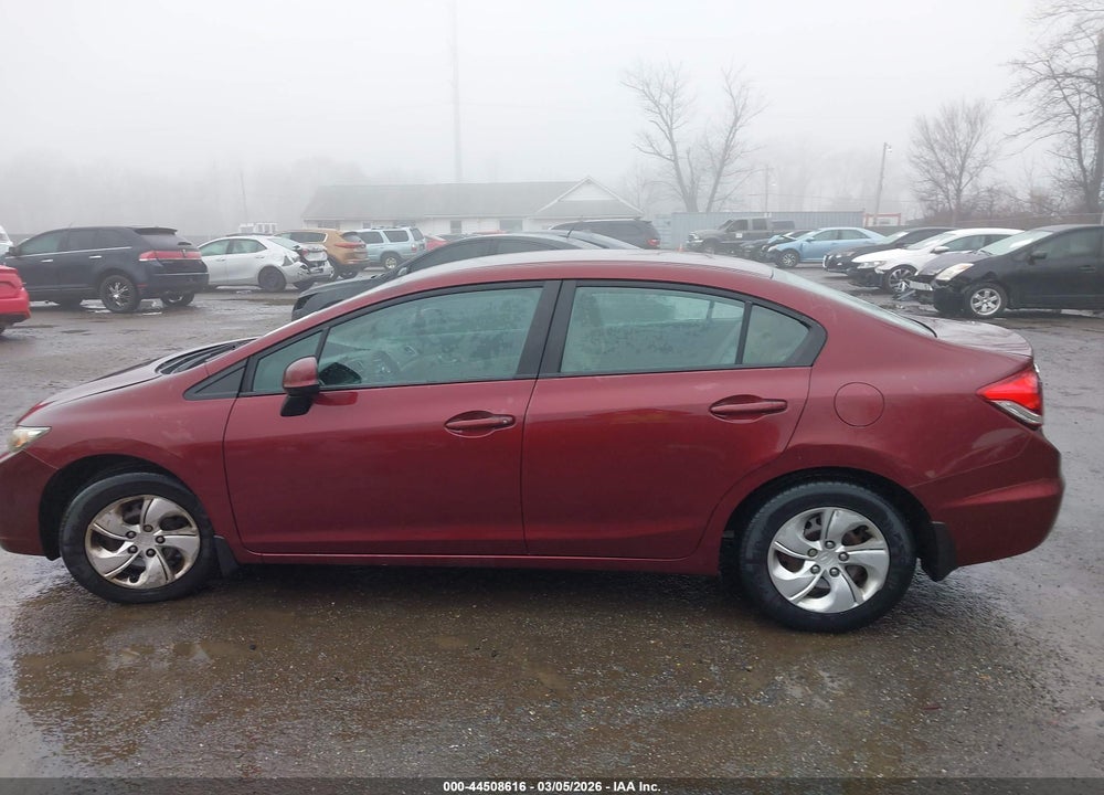 2013 HONDA CIVIC LX VIN: 2HGFB2F55DH553894