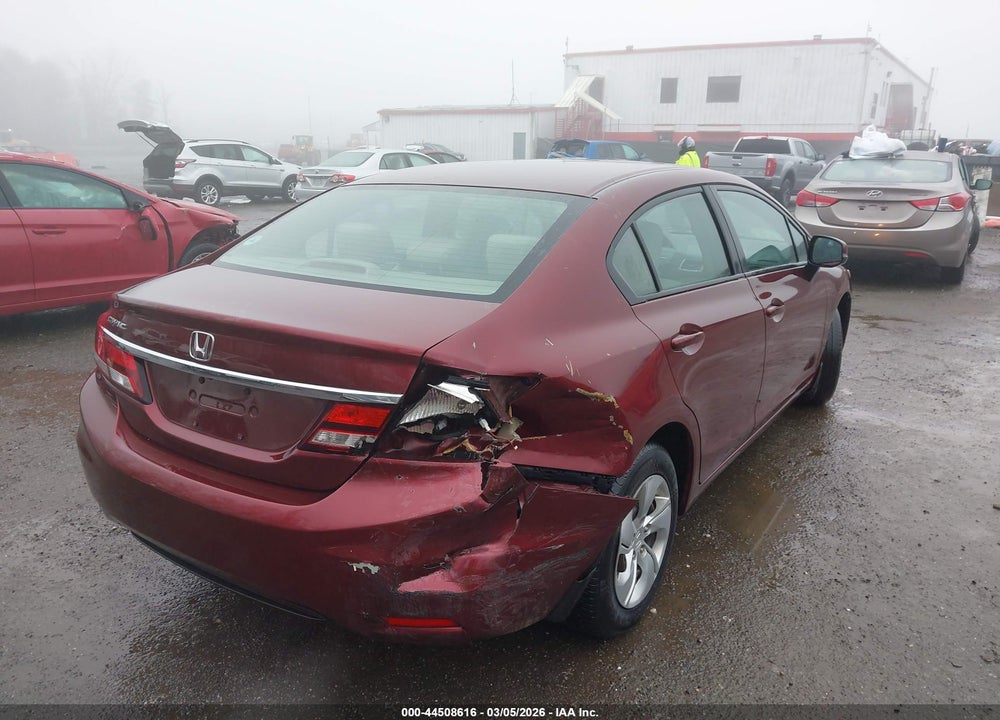 2013 HONDA CIVIC LX VIN: 2HGFB2F55DH553894