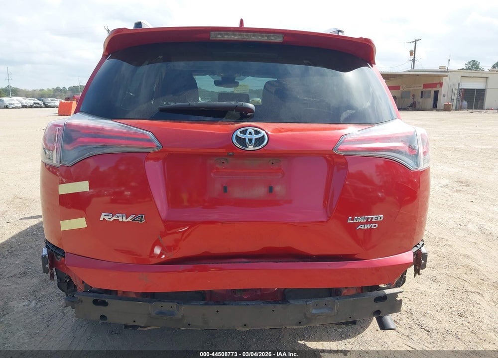 2016 TOYOTA RAV4 LIMITED VIN: JTMDFREV9GJ086499