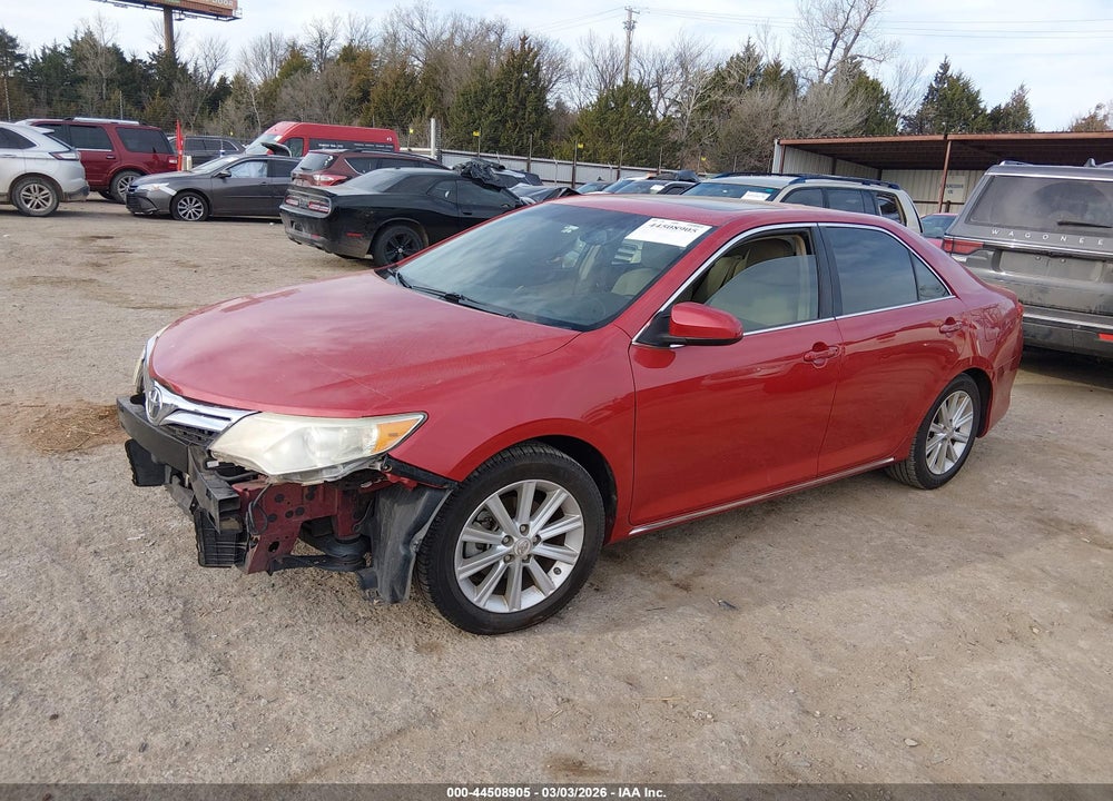 2012 TOYOTA CAMRY XLE VIN: 4T4BF1FK1CR158433