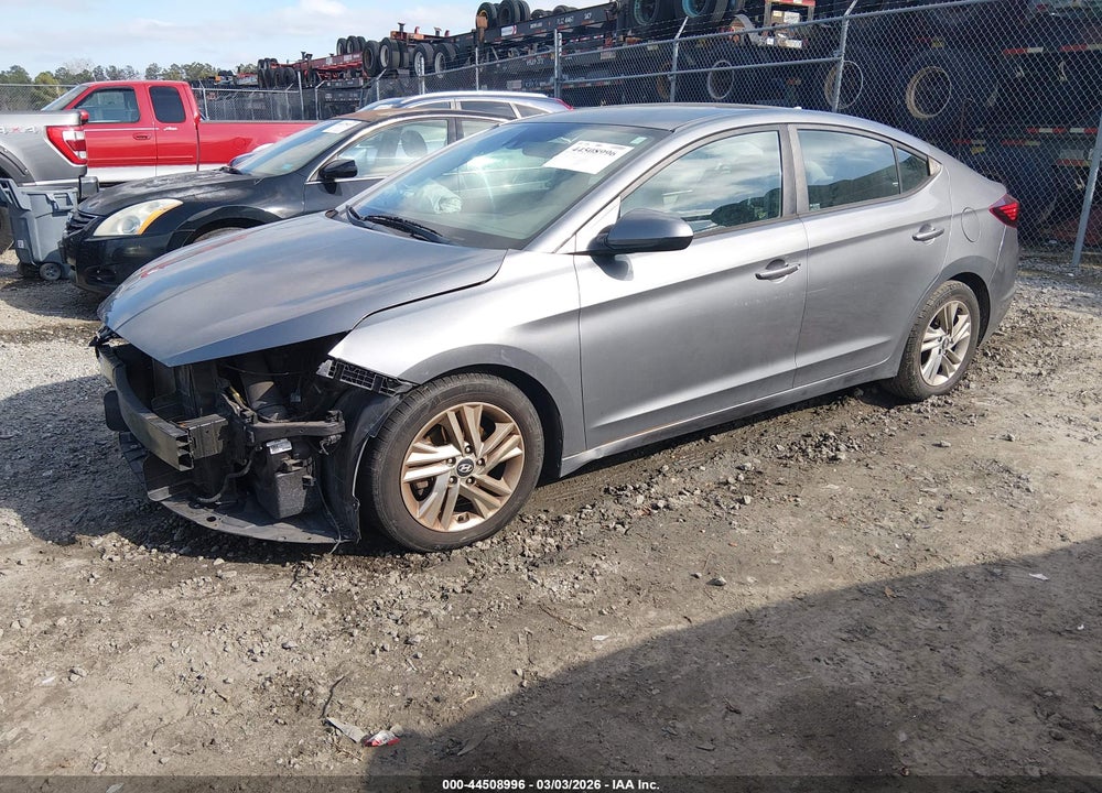 2019 HYUNDAI ELANTRA SEL VIN: 5NPD84LF0KH430165