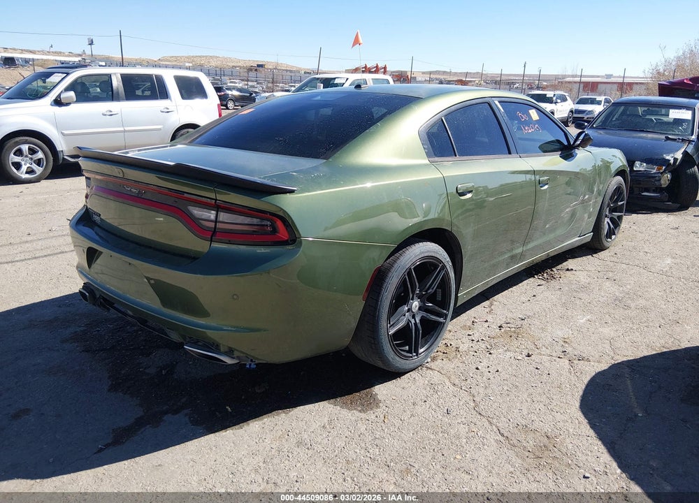 2018 DODGE CHARGER SXT RWD VIN: 2C3CDXBG4JH197213
