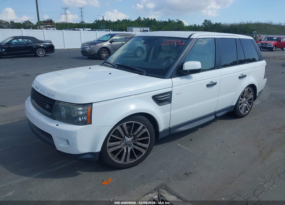 2011 LAND ROVER RANGE ROVER SPORT HSE VIN: SALSK2D40BA268810