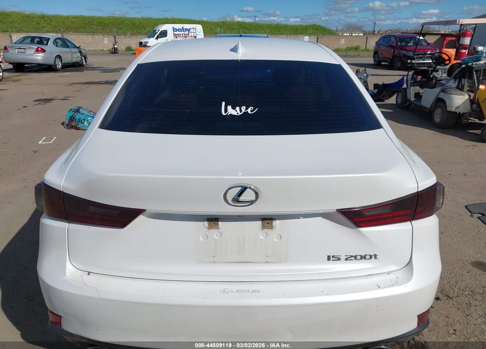 2016 LEXUS IS 200T VIN: JTHBA1D27G5024184