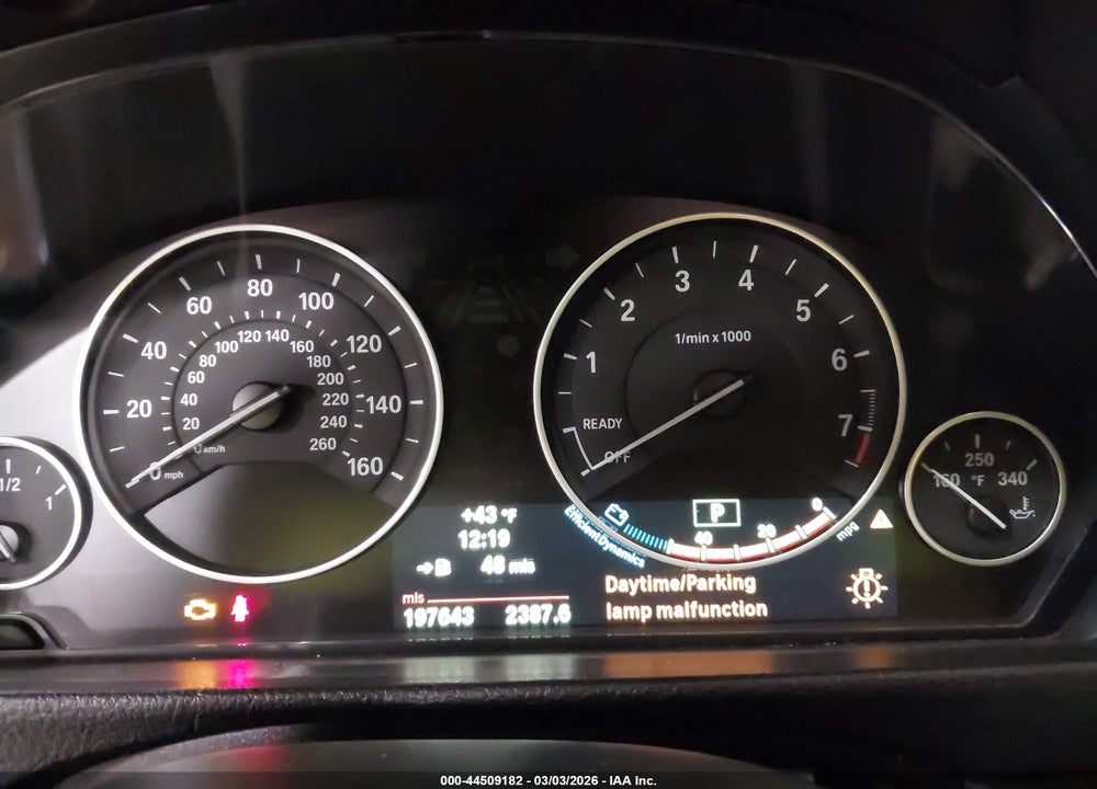 2013 BMW 328I XDRIVE VIN: WBA3B3C55DF541061