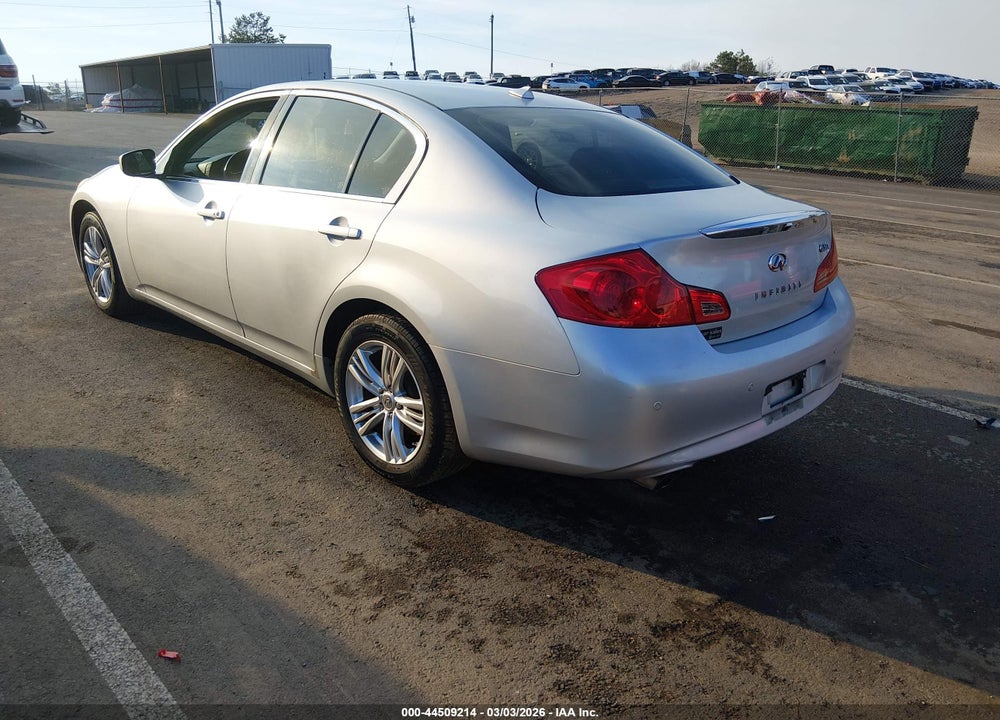 2012 INFINITI G37X VIN: JN1CV6AR6CM682249