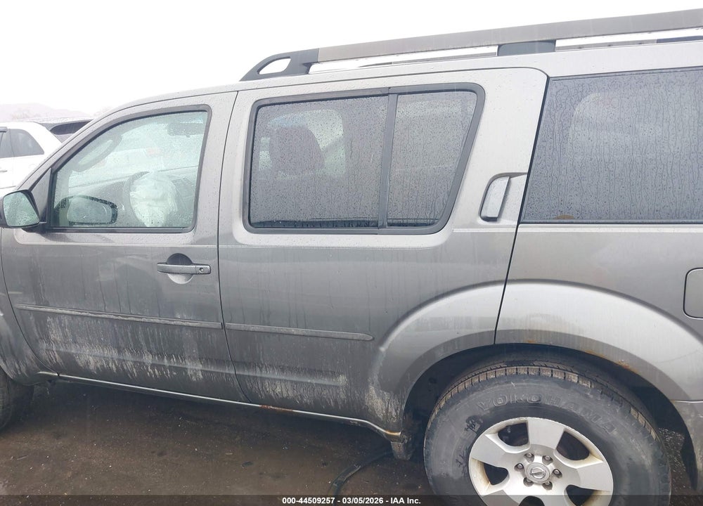 2008 NISSAN PATHFINDER S VIN: 5N1AR18B38C634186