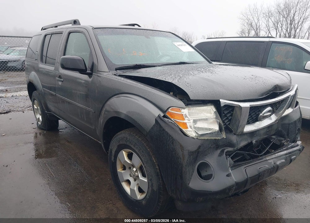 2008 NISSAN PATHFINDER S VIN: 5N1AR18B38C634186