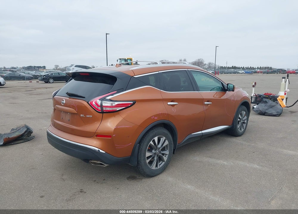 2015 NISSAN MURANO PLATINUM/S/SL/SV VIN: 5N1AZ2MH9FN283608