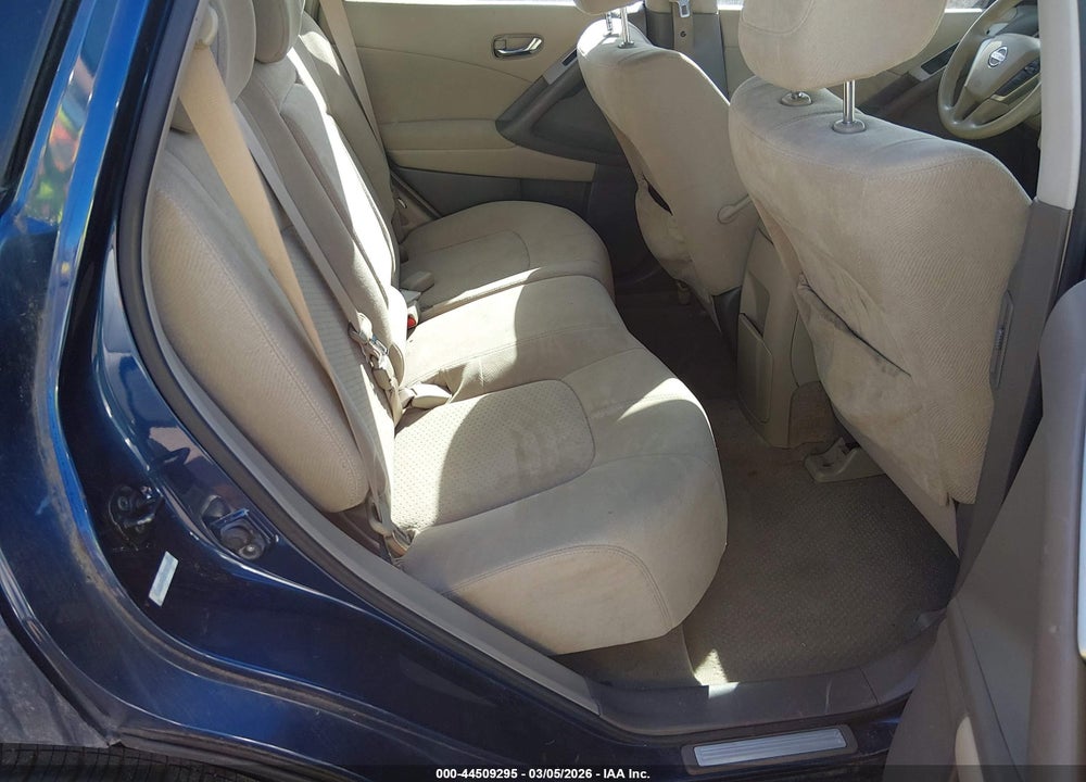 2009 NISSAN MURANO S VIN: JN8AZ18U79W012149