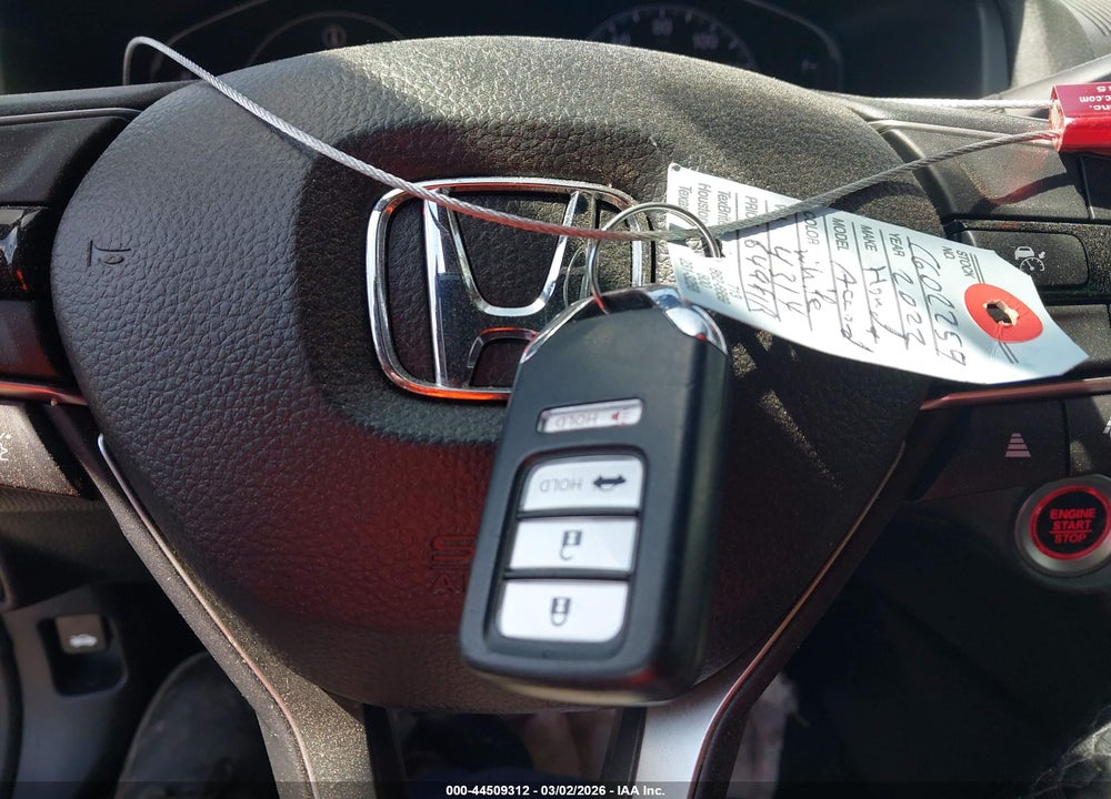 2022 HONDA ACCORD SPORT VIN: 1HGCV1F38NA024314