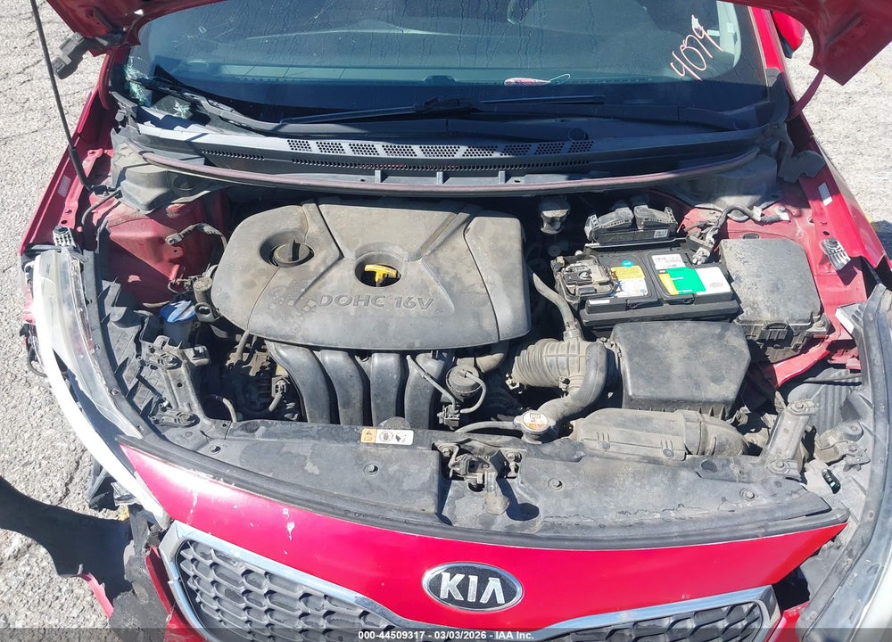 2016 KIA FORTE LX VIN: KNAFX4A60G5574074
