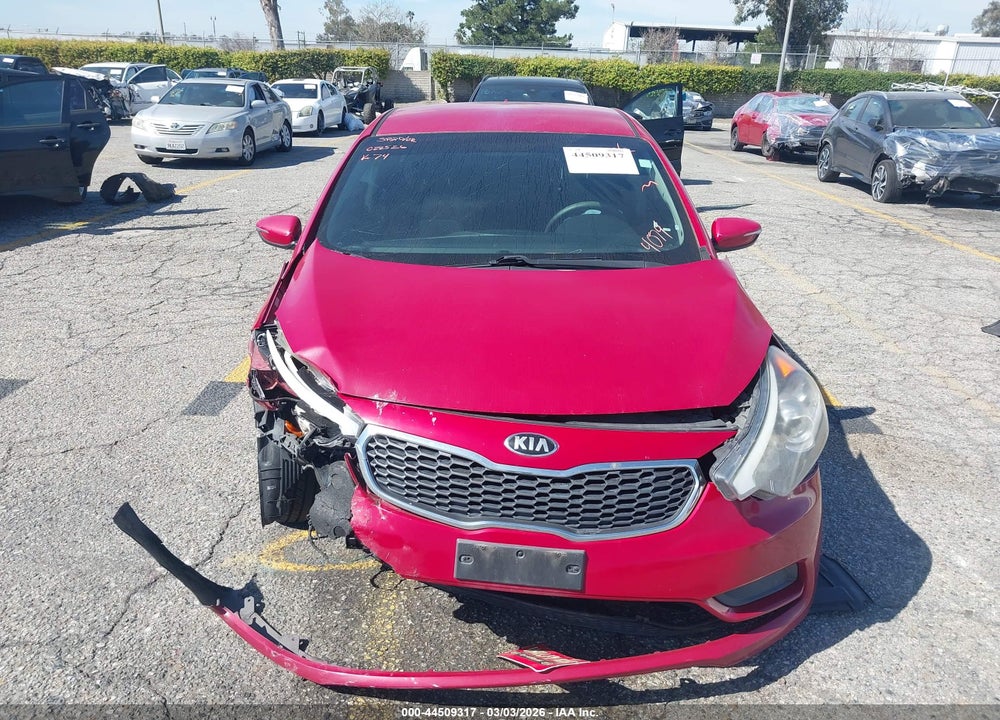 2016 KIA FORTE LX VIN: KNAFX4A60G5574074