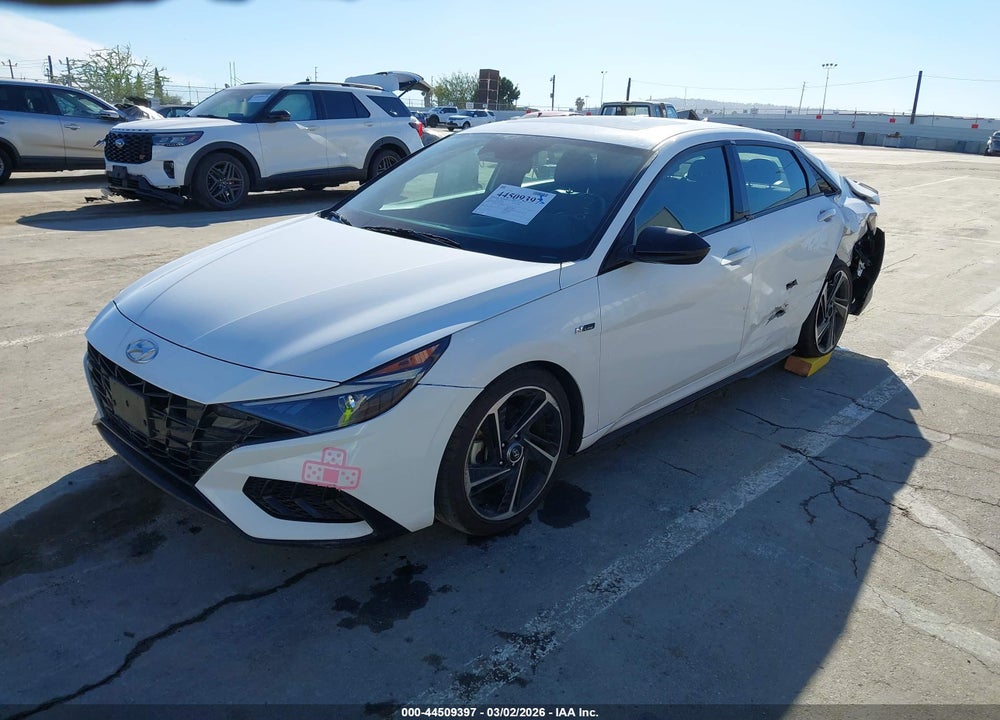 2021 HYUNDAI ELANTRA N LINE VIN: KMHLR4AF2MU147993