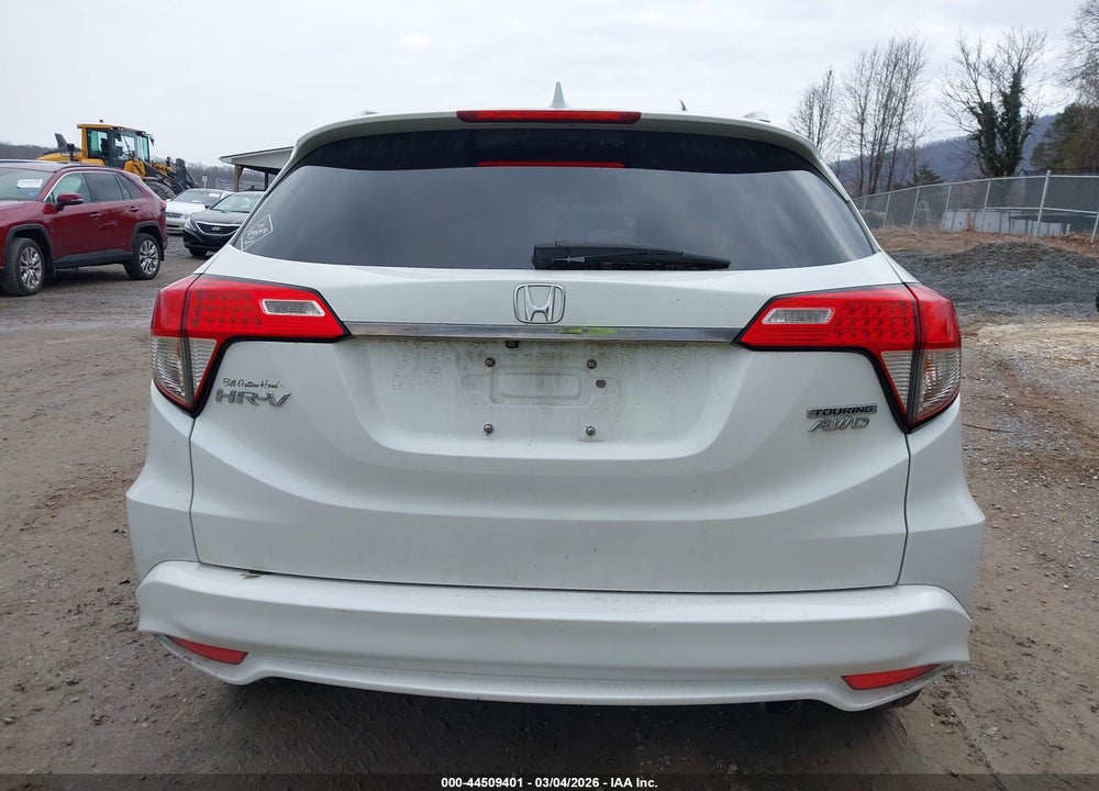 2019 HONDA HR-V TOURING VIN: 3CZRU6H91KM700475