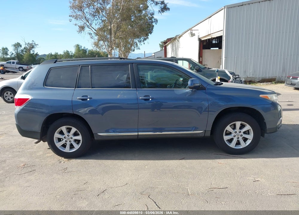 2013 TOYOTA HIGHLANDER BASE PLUS V6 VIN: 5TDZK3EH7DS114095