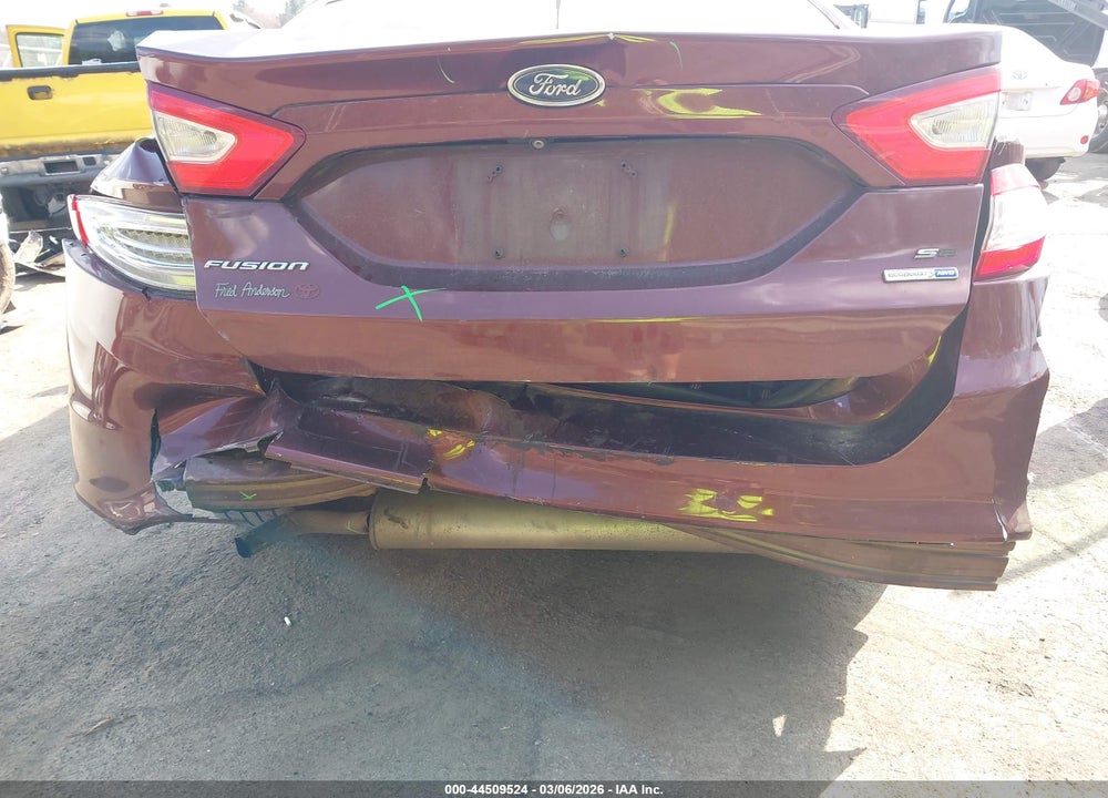 2015 FORD FUSION SE VIN: 3FA6P0T92FR256980