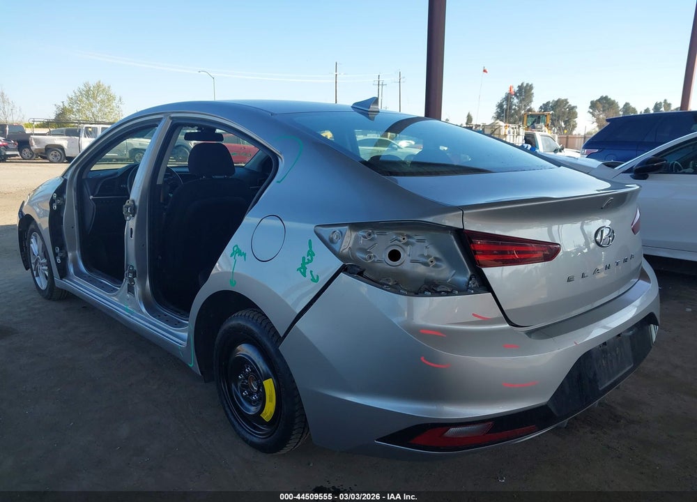 2020 HYUNDAI ELANTRA SEL VIN: 5NPD84LF5LH600327