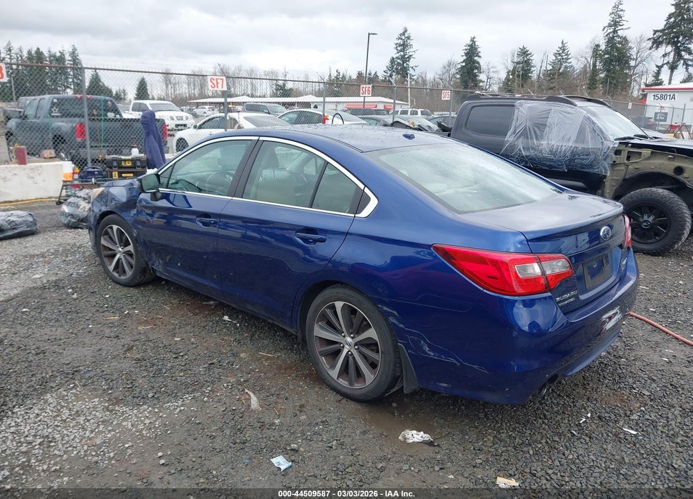 2015 SUBARU LEGACY 3.6R LIMITED VIN: 4S3BNEL6XF3010288
