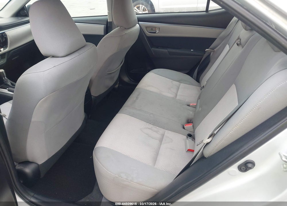 2015 TOYOTA COROLLA LE VIN: 2T1BURHE8FC387672