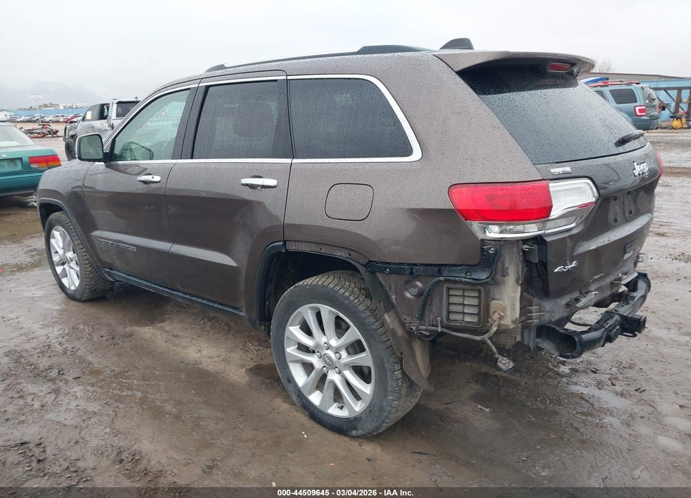 2017 JEEP GRAND CHEROKEE LIMITED 4X4 VIN: 1C4RJFBG2HC958777