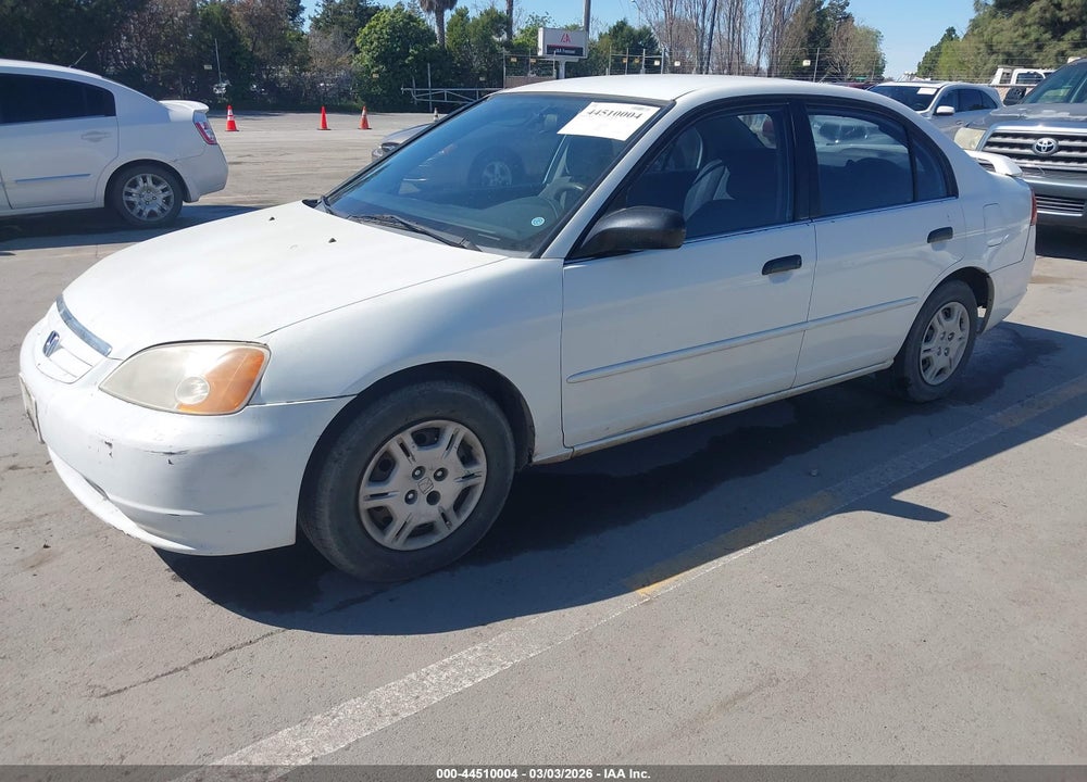 2001 HONDA CIVIC LX VIN: 2HGES16541H559476