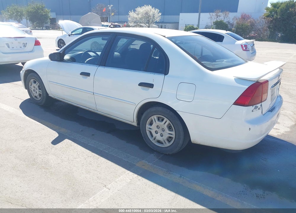 2001 HONDA CIVIC LX VIN: 2HGES16541H559476