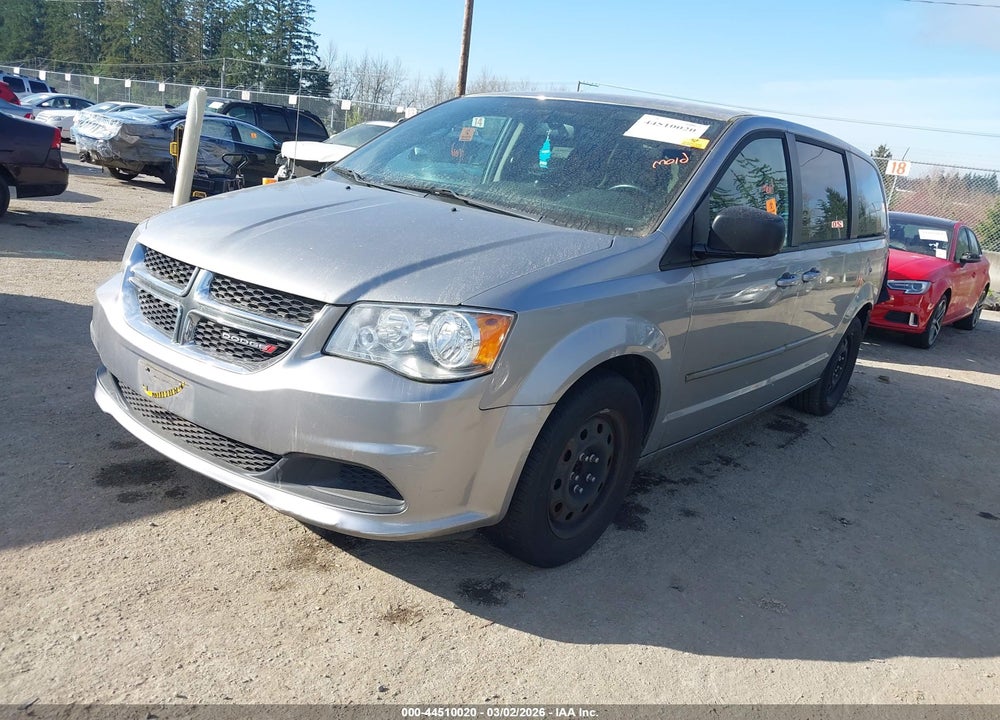 2016 DODGE GRAND CARAVAN SE VIN: 2C4RDGBG2GR209609