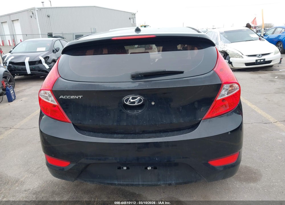 2012 HYUNDAI ACCENT SE VIN: KMHCU5AE1CU006603