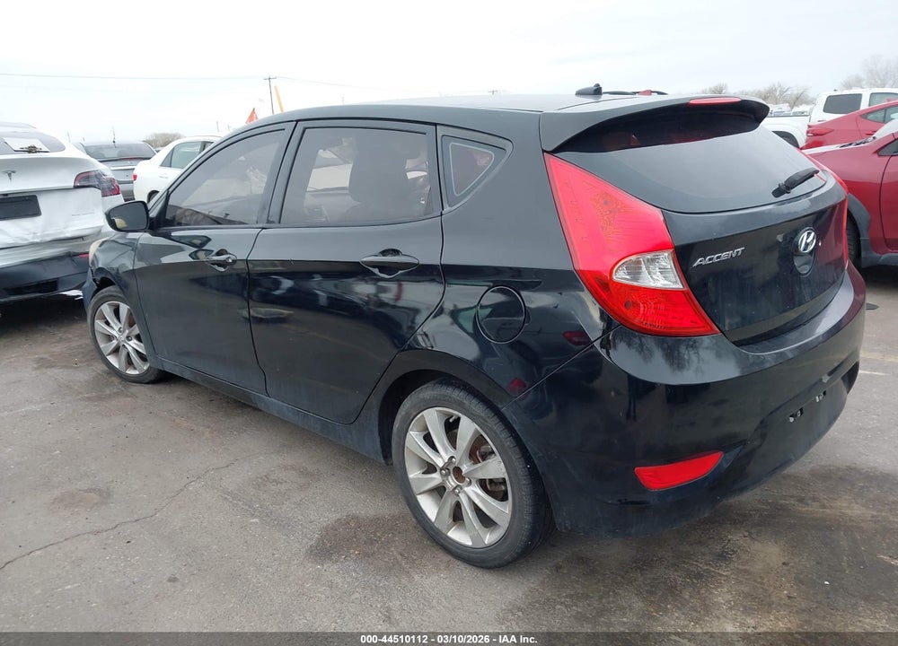 2012 HYUNDAI ACCENT SE VIN: KMHCU5AE1CU006603