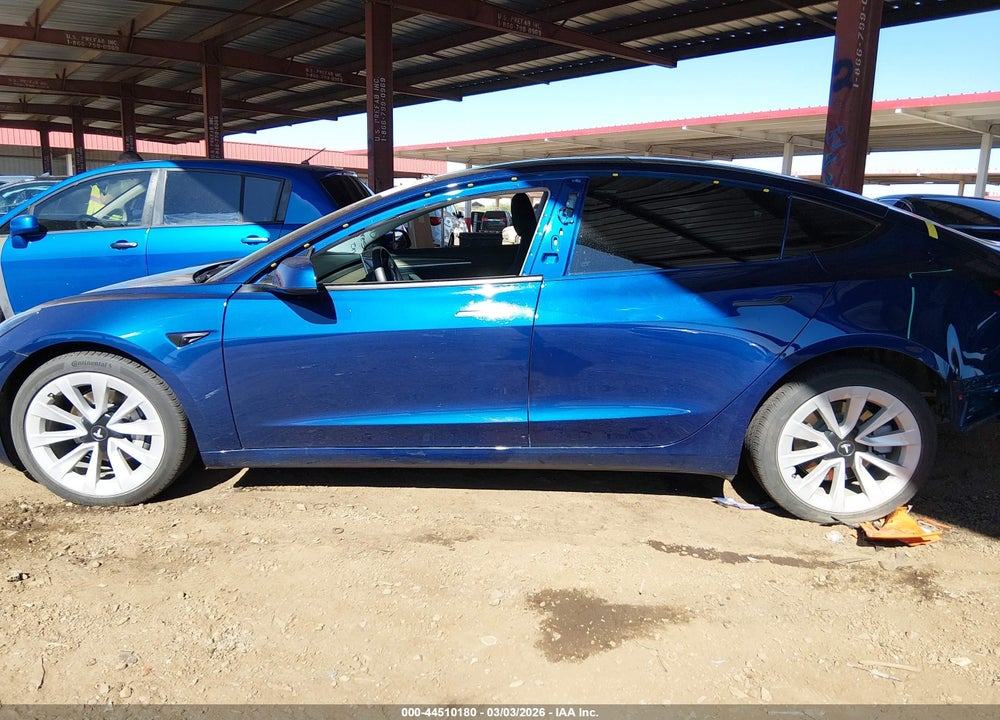 2021 TESLA MODEL 3 STANDARD RANGE PLUS REAR-WHEEL DRIVE VIN: 5YJ3E1EA6MF063004