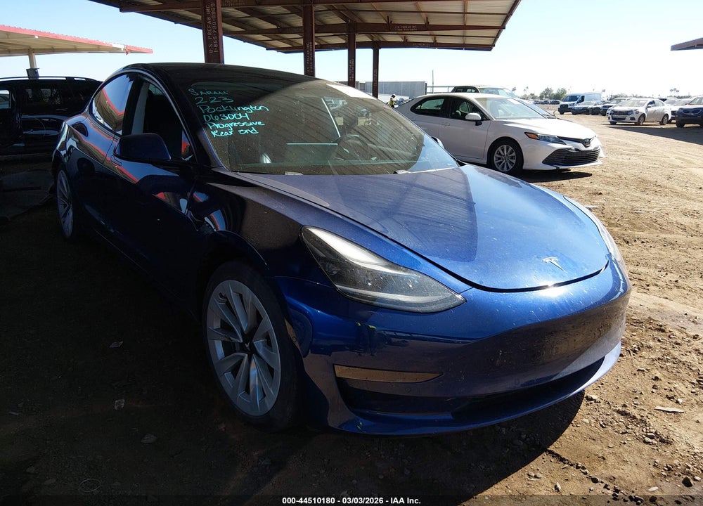 2021 TESLA MODEL 3 STANDARD RANGE PLUS REAR-WHEEL DRIVE VIN: 5YJ3E1EA6MF063004