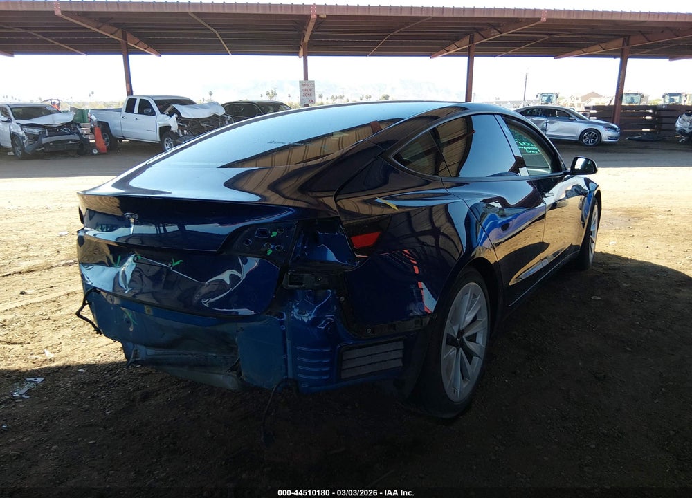2021 TESLA MODEL 3 STANDARD RANGE PLUS REAR-WHEEL DRIVE VIN: 5YJ3E1EA6MF063004
