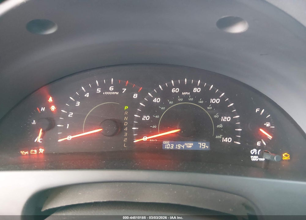 2007 TOYOTA CAMRY LE VIN: JTNBE46K973044836