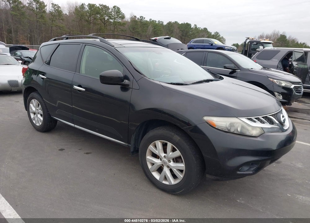 2012 NISSAN MURANO SL VIN: JN8AZ1MU6CW103720