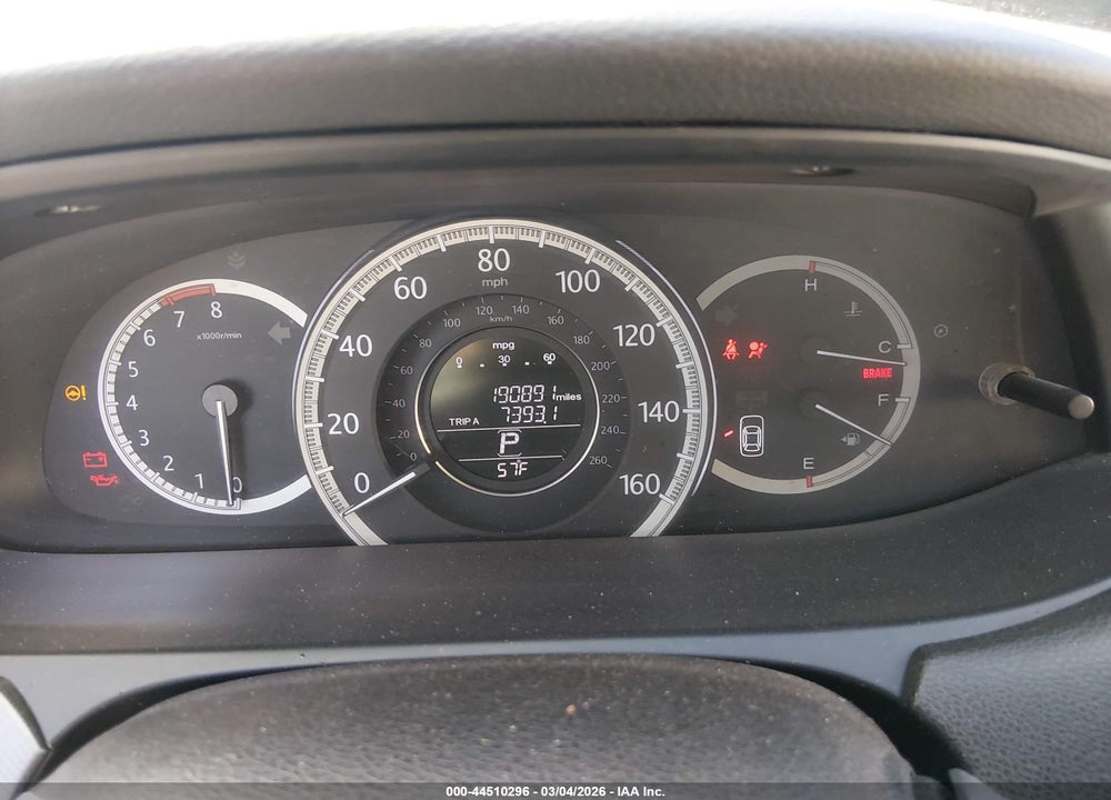 2013 HONDA ACCORD LX VIN: 1HGCR2F3XDA056173
