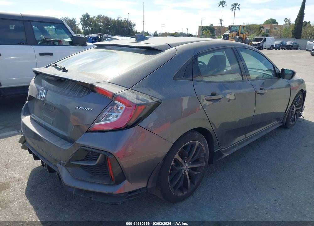 2021 HONDA CIVIC SPORT VIN: SHHFK7H41MU426175