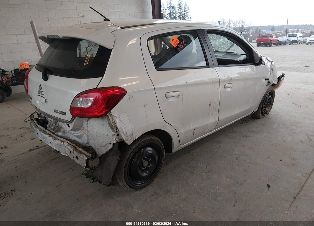 2017 MITSUBISHI MIRAGE ES VIN: ML32A3HJ8HH018797