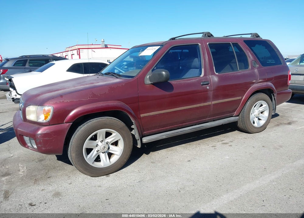 2002 NISSAN PATHFINDER LE VIN: JN8DR09X02W661006